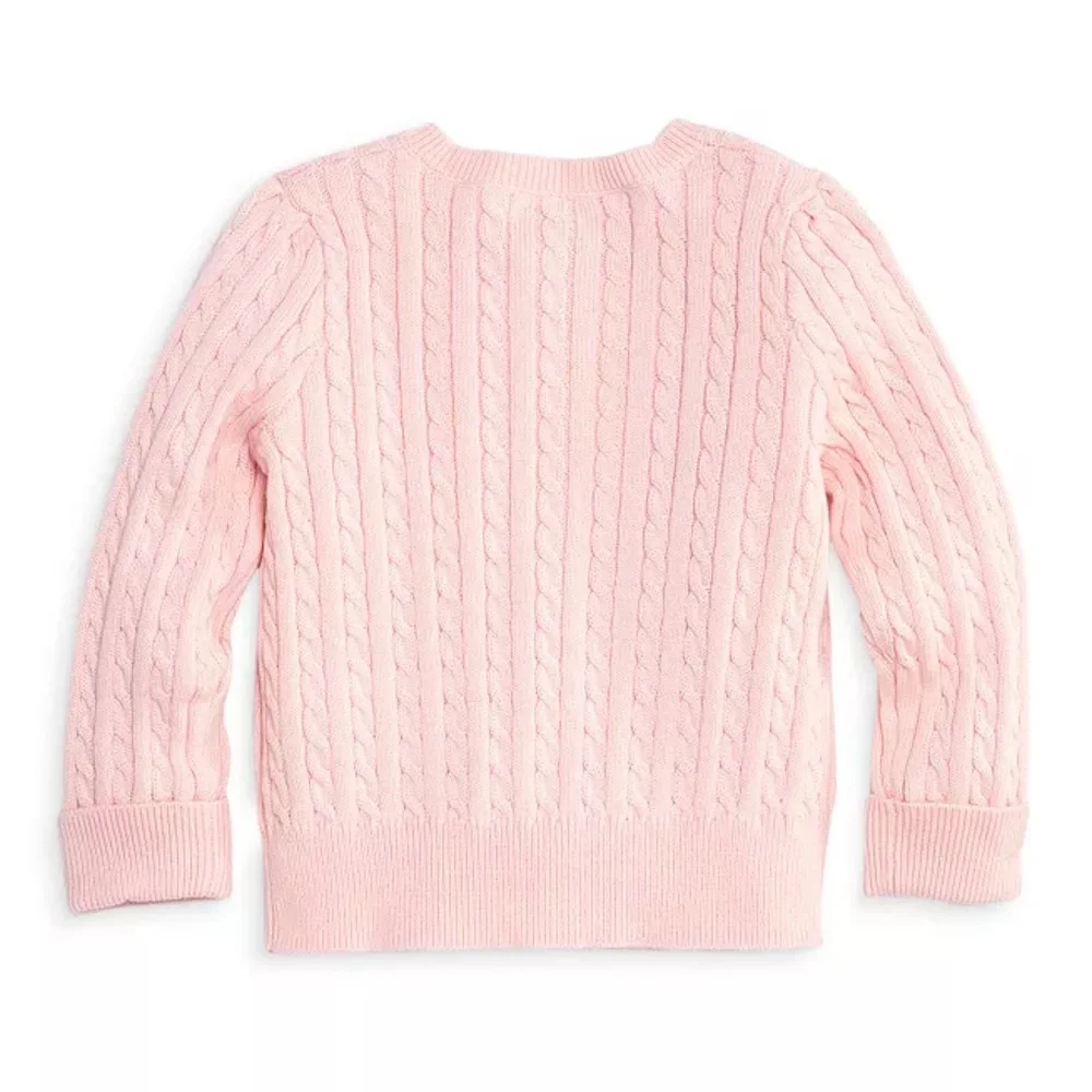 Ralph Lauren Girls’ Cable Knit Cardigan